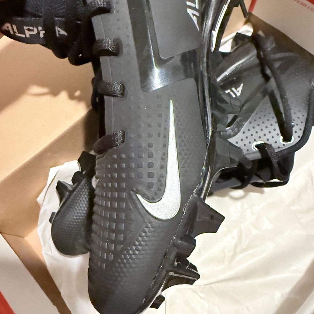 Nike Alpha Black and Silver Athletic Shoes - Picture 7 of 8